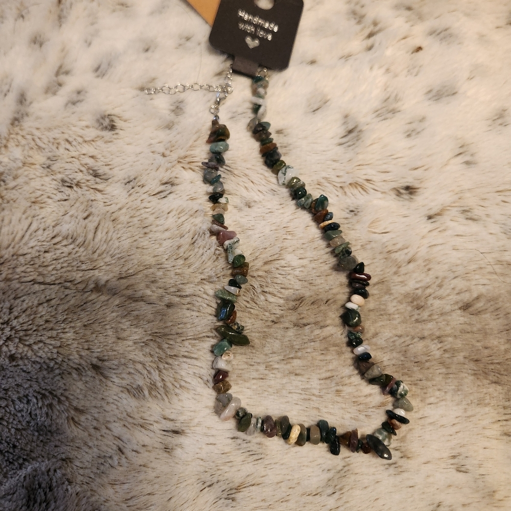 Multicolor Handmade Natrual Stone Necklace